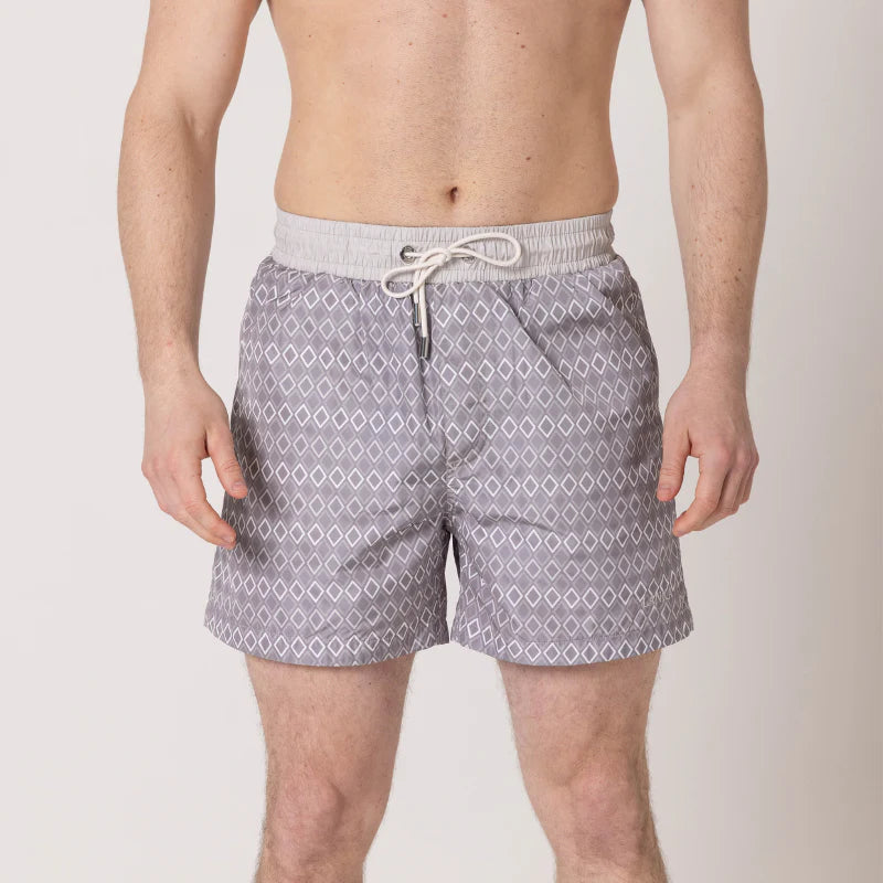 Lanka Diamond Swim Shorts - Dark Grey